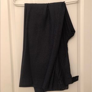 blue and black slacks